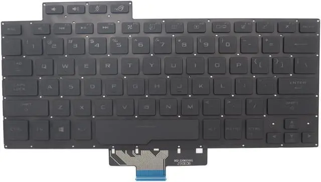 Main image of New Replacement Laptop Keyboard for ASUS ROG Zephyrus G14 GA401 GA401U GA401M GA401I GA401IU GA401IV 8037B0169701 0KNR0-2618US00-US Backlit US