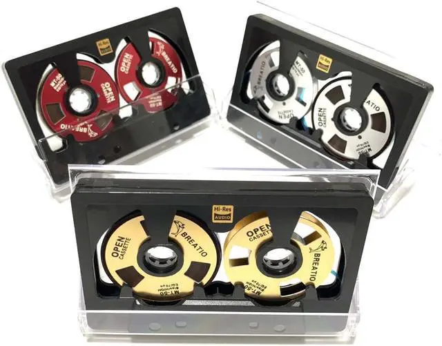 Main image of Reel to Reel Blank Audio Cassette Tape for Music Recording - Normal Bias Low Noise - 48 Minutes - [ 3 Pack Blind Box Includes 3 of 54 Styles Tapes ]