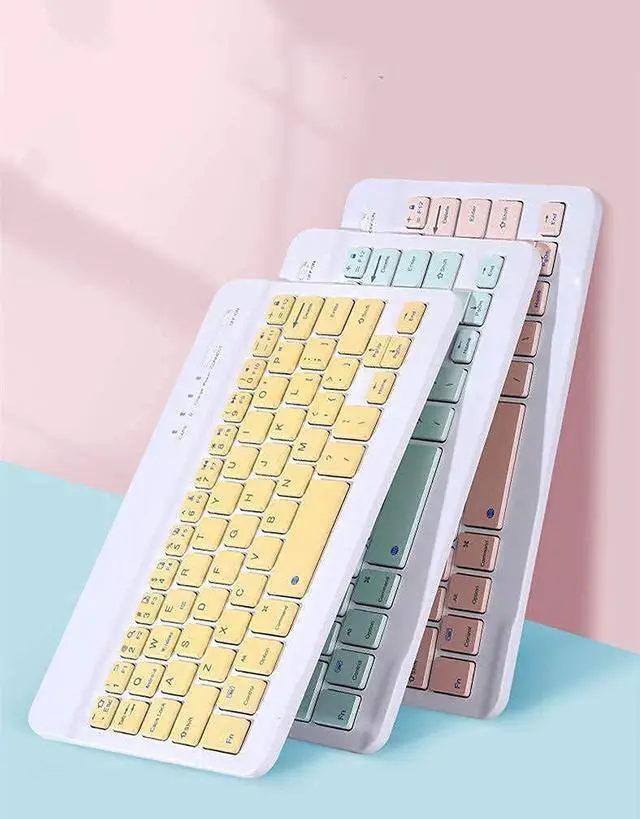 Alt view image 5 of 5 - Keyboard Case for iPad 11th(A16)/iPad 10th Generation 2022 with Mouse Detachable Wireless Bluetooth Keyboard Pencil Holder Slim Leather Cover for iPad11/iPad10, Pink
