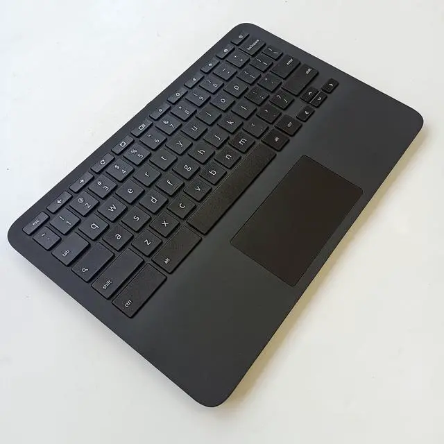 Alt view image 5 of 5 - LTPRPTS Replacement Laptop Upper Case Palmrest Keyboard Touchpad Assembly Part for HP Chromebook 11MK G9 EE M44258-001 Black