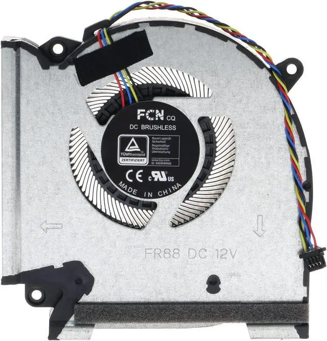 Alt view image 5 of 5 - Replacement CPU&GPU Cooling Fan for Asus ROG Strix Scar 17 G733ZM G733ZS G733ZW G733ZX 15 G533ZM G533ZS G533ZW G533ZX G533ZM G533ZS G533ZW G533ZX FR88 FPF8 13NR08E0P02011 FR89 FPF7 13NR08E0P01011 12V