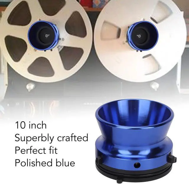 Alt view image 3 of 5 - 1 Pair Nab Hub Adapters, Reel to Reel Tape Nab Hub Adapter, 10 Inch Aluminium Nab Hub Adapter for Studer for for, Universal Reel Tape Recorder Accessories