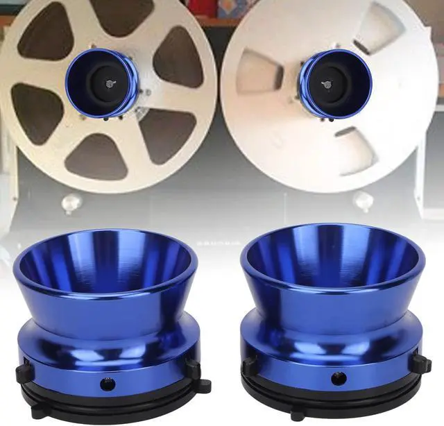 Alt view image 5 of 5 - 1 Pair Nab Hub Adapters, Reel to Reel Tape Nab Hub Adapter, 10 Inch Aluminium Nab Hub Adapter for Studer for for, Universal Reel Tape Recorder Accessories