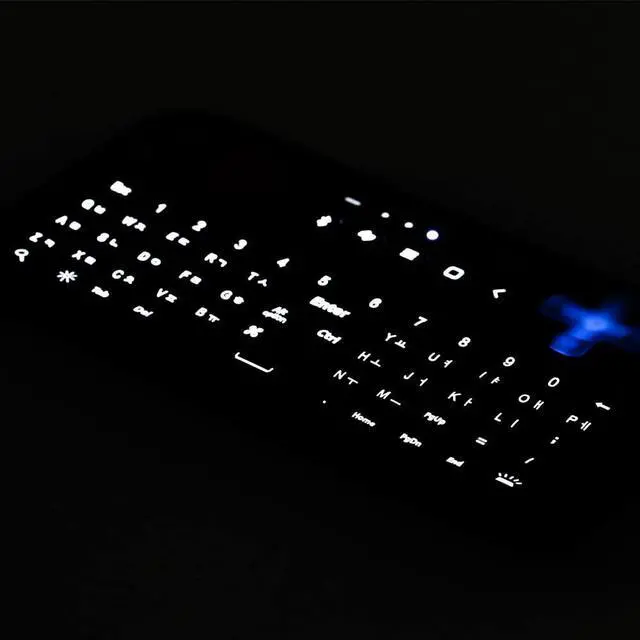 Alt view image 5 of 5 - FUNDIAN [Update] Bluetooth Pocket Keyboard with Jog Mouse and Audio, Remote Wireless Controller Compatible with Android Phone, Tablet, TV Stick, Mi Box Nvidia Shield TV, Fire TV, Laptop (Black)