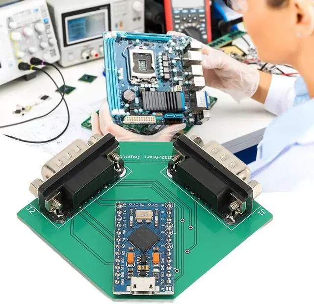 Alt view image 5 of 5 - Handle Joysticks USB Adapter, Mini Handle Converters for RasPi for Mister FPGA for PC Game Controller Conversion Adapter for Genesis, for Atari Game Controllers (for CD32 Handle Adapter)