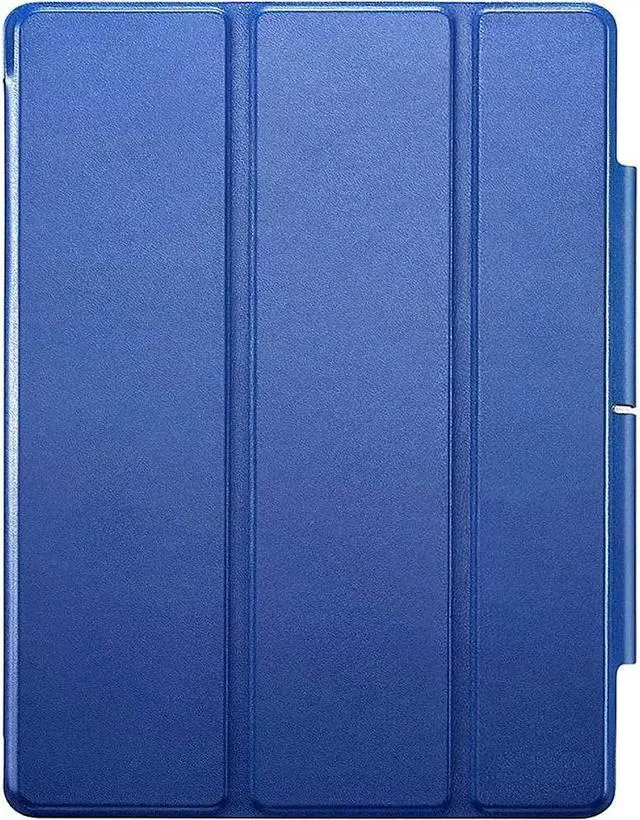 Main image of SaharaCase ESR Folio Case for Apple iPad Pro 12.9" (4th,5th, and 6th Gen 2020-2022) [Shockproof Bumper] Rugged Protection Antislip Grip Leather Kickstand (Blue)