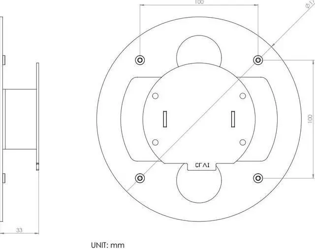 Alt view image 4 of 5 - Gladiator Joe Monitor VESA Adapter Arm/Mount Designed for Odyssey G6 G7 27 32"