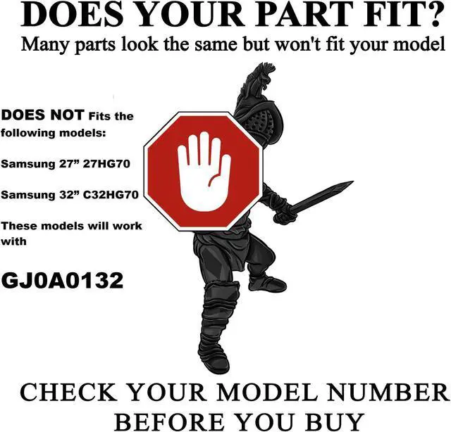 Alt view image 5 of 5 - Gladiator Joe Monitor VESA Adapter Arm/Mount Designed for Odyssey G6 G7 27 32"