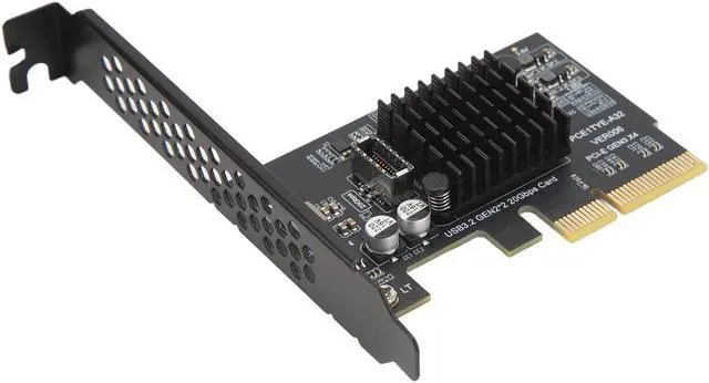 Main image of Heayzoki PCIE 4X to USB 3.2 Gen 2 Expansion Card, 20Gbps Type E A Key Expansion Card, ASM3242 Main Control Chip, Front Panel Type C Interface for Desktop PC