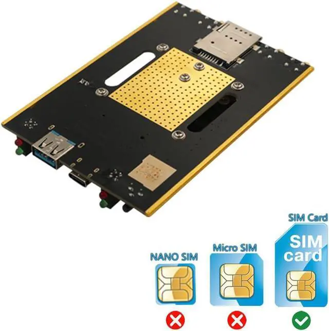 Alt view image 4 of 5 - HLT NGFF(M.2) 4G/5G Module to USB 3.0 Adapter with Auxiliary Power and Cooler Fan