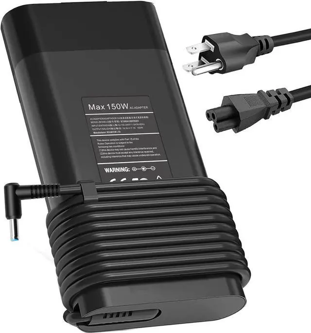 Main image of 150W Power Supply Charger for HP ZBook Studio 15 G3 G4 G5 G6 G7 G8 Fury 17 G7 G8 15V G6 15U G3 G4, for HP OMEN 15 17 Pavilion Gaming Laptop Slim AC Adapter Cord, ADP-150XB B 776620-001 917677-003