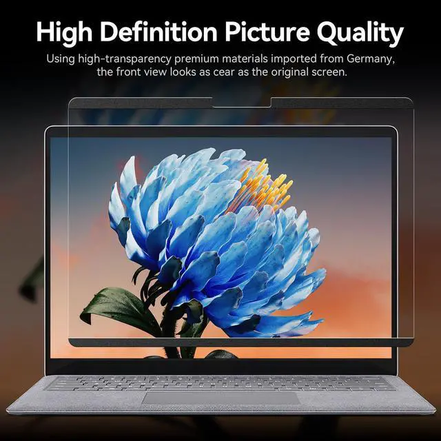 Alt view image 5 of 5 - Magnetic Privacy Filter Compatible with Microsoft Surface Pro 7 Plus/Pro 7/Pro 6/Pro 5/Pro 4/Pro 3, 12.3 Inch Removable Anti Spy Glare Blue Light Privacy Screen