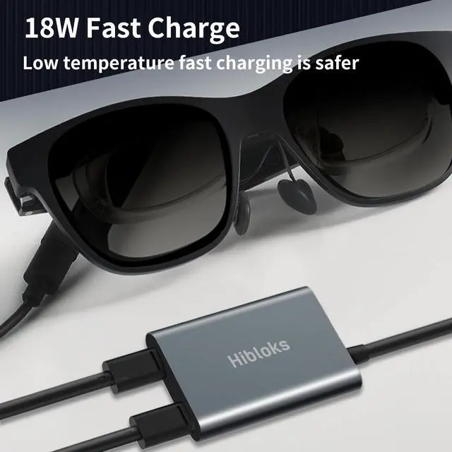 Alt view image 3 of 5 - AR Smart Glasses USB-C Charging Adapter Suitable for Rokid/Xreal(Nreal) Air Series/Thunderbird Air Series HUB Expansion Dock Head Charging Module Accessories