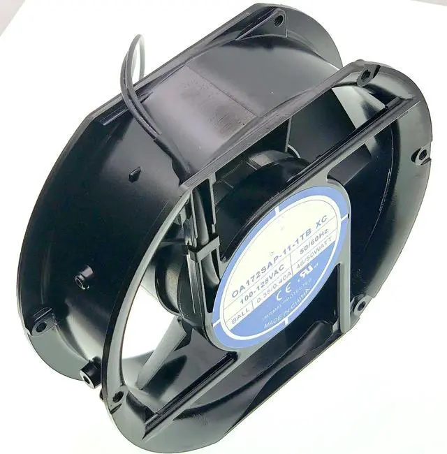 Alt view image 4 of 5 - LEYEYDOJX New Cooling Fan for OA172SAP-11-1TB XC AC100-125V 0.35/.040A 46/50W 50/60Hz 2-Wire 17CM Size:172x150x51mm.