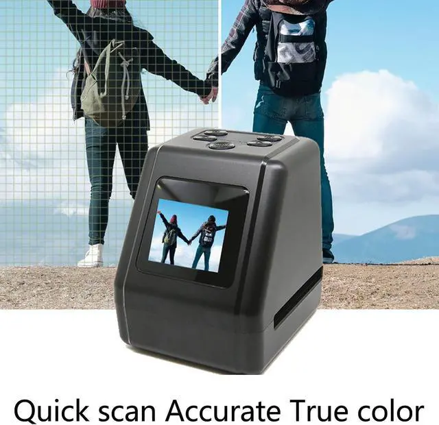 Alt view image 3 of 5 - Film Scanner, Photo and Negative Scanner, Convert 135 126 110 Slides to 12MP Digital Photo, Memories withImage, Fast Scanning, Multiple Film Size Options, All in One Design.