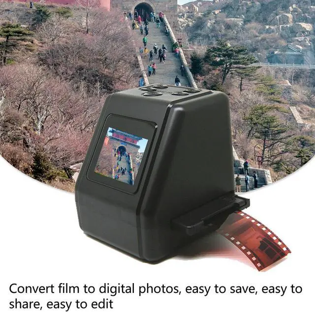 Alt view image 4 of 5 - Film Scanner, Photo and Negative Scanner, Convert 135 126 110 Slides to 12MP Digital Photo, Memories withImage, Fast Scanning, Multiple Film Size Options, All in One Design.