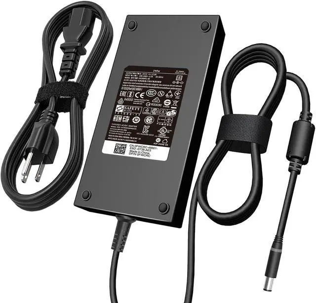 Main image of Original 240W Gaming Laptop Charger for Alienware 15 17 M15 M16 M17 M18X X51 R2 R3 R4 R5 R7 G3 G5 G7 15 5530 5535 5520 Precision M6800 M6700 M6400 J211H AC Adapter Power Supply Cord (240W 7.4)
