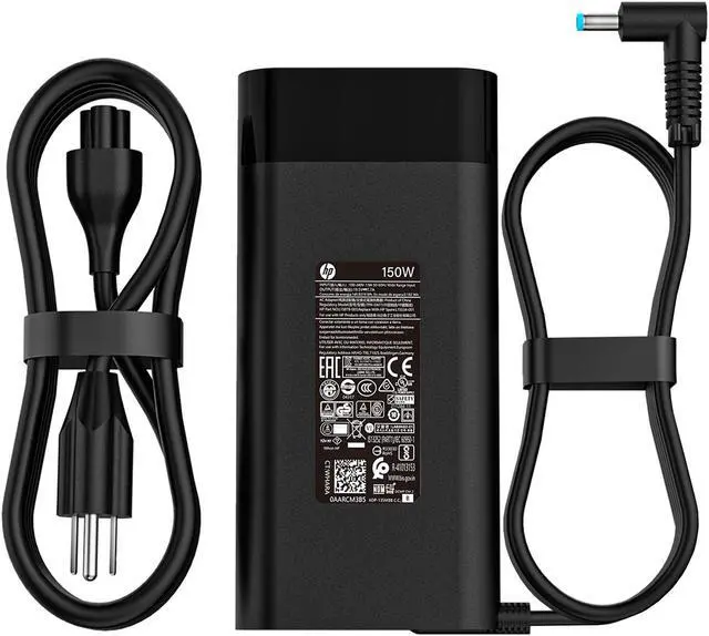 Main image of Original 150W AC Charger Fit for HP Zbook 15 16 17 15 15v G3 G4 G5 G6 G7 G8 G9 ZBook Studio G3 G4 G5 G6 G7 G8 OMEN by 15 17 Pavilion Gaming 15 17 TPN-CA11 TPN-DA09 Laptop Power Supply Adapter