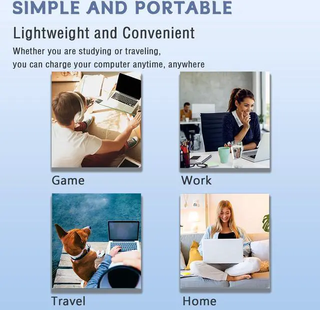 Alt view image 5 of 5 - 300W Legion Charger fit for Lenovo Legion R9000P R9000K Y9000K Y9000X Legion 5 5i Pro 7 C7 S7 Y540 Y545 ADL300SDC3A 20V 15A Gaming Laptop Power Adapter (300W)