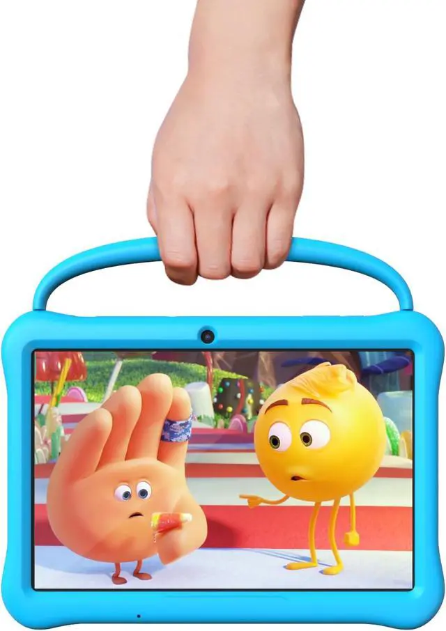 Alt view image 2 of 5 - BAKEN Android 13 Kids Tablet, 10.1 Inch Tablet for Kids, 2GB RAM 64GB ROM, Toddler Tablet with Bluetooth, WiFi, Parental Control, Dual Camera, Pre-Installed APPs, Games, Learning Educational (Blue)