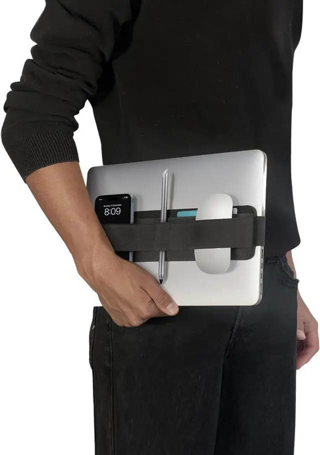 Main image of Beblau Slim PRO Portable Tech Organizer  Attachable Laptop & Notebook Accessory | Fits 13"-17" | Backpack & Desk Organizer | Office, Home, & School | Work-from-Home |