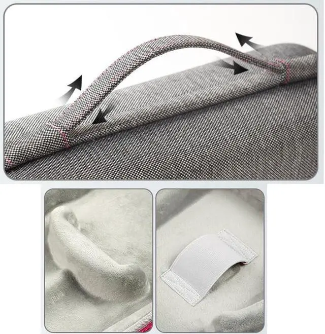 Alt view image 5 of 5 - Coyktonty Carrying Case for Vision Pro, Suitable for Travel and Home Storage, Portable Protection Accessories (Black)