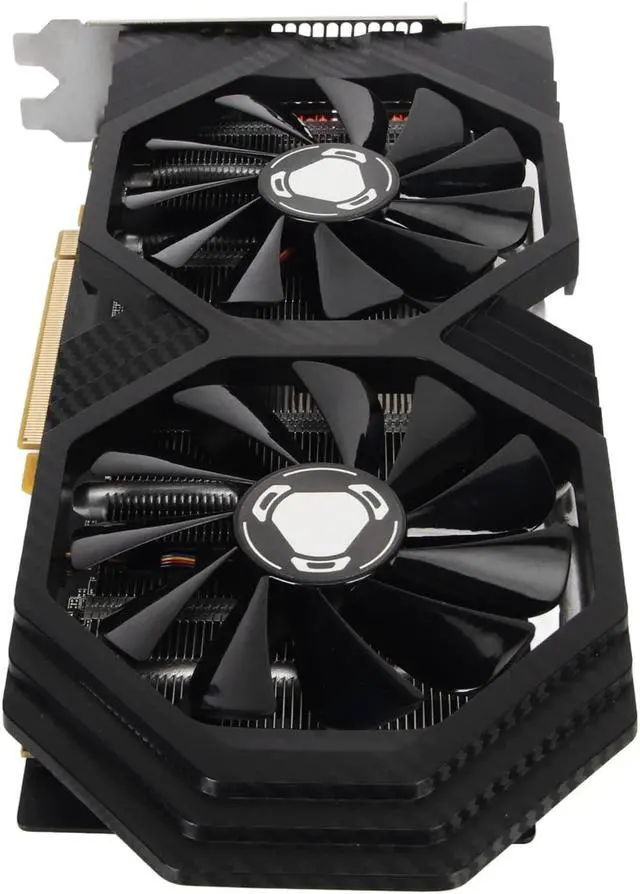 Alt view image 3 of 5 - RX590 8GB GDDR5 256bit Graphics Card, VR Ready, Dual Fans, for DirectX 12, for OpenGL 4.5, PCI Express 3.0 X16, HD Multimedia Interface, DisplayPort, DVI D Interface