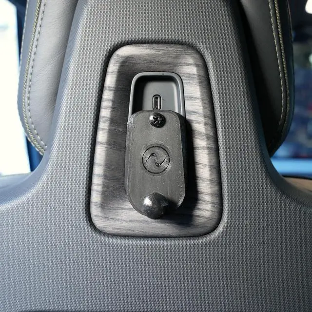 Alt view image 3 of 5 - EveryAmp Ball Mount Seat Back Anchor for Rivian R1T & R1S | Fits Behind The Driver or Front Passenger Seat, Made in USA with 17mm Ball Mount