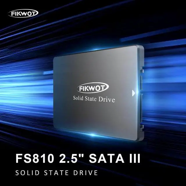 Alt view image 5 of 5 - Fikwot FS810 4TB SSD, 2.5" SSD SATA III 6Gb/s, Solid State Drives, Up to 560MB/s, 3D NAND TLC Flash, Internal SSD for Desktops and Laptops(Black)