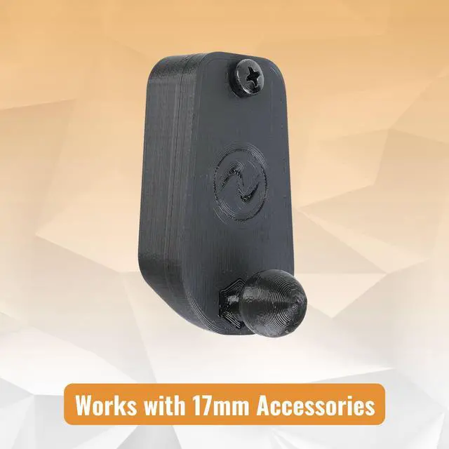 Alt view image 4 of 5 - EveryAmp Ball Mount Seat Back Anchor for Rivian R1T & R1S | Fits Behind The Driver or Front Passenger Seat, Made in USA with 17mm Ball Mount