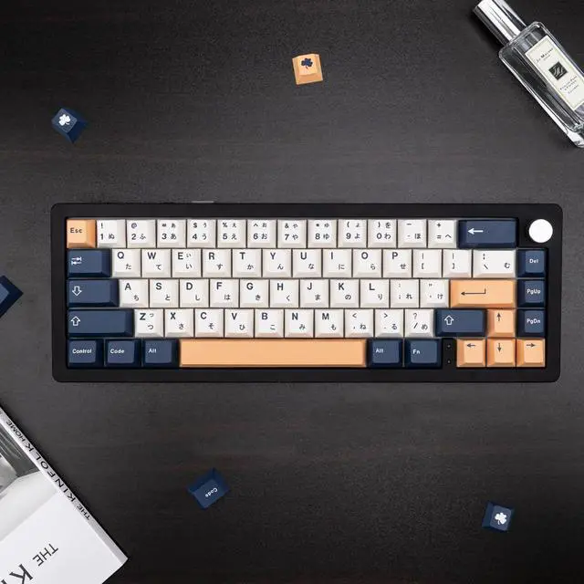 Alt view image 5 of 5 - GEKUCAP PBT Japanese Keycaps 129 Keys, Minimalist Style Cherry Profile Custom Keycaps Dye-Sublimation Keyboard Keycap Set for Gateron Kailh Cherry MX Switch Gaming Mechanical Keyboards