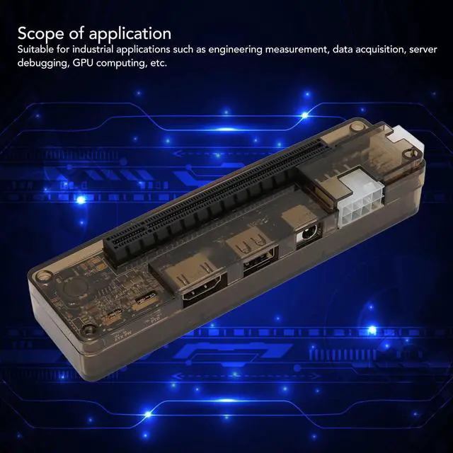 Alt view image 5 of 5 - Laptop External Graphics Card Dock, PCIE Interface, High Performance, 6Pin Connector, Suitable for Industrial Applications (MINI PCI-E)
