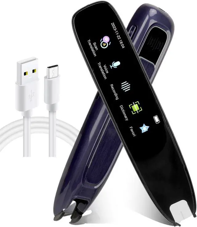 Main image of HURRISE Scanner Translator, Standalone Pen Scanner,Smart Voice Translator Pen,13 Languages Online Translation Massive Vocabulary Library Dictionary Pen for Learning