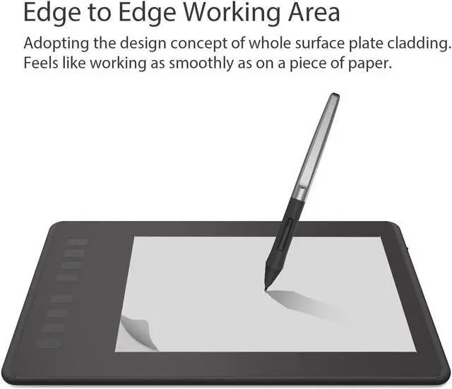 Alt view image 3 of 5 - HUION Inspiroy H950P Drawing Tablet Bundle with 10 Pack Replacement Nibs PN04