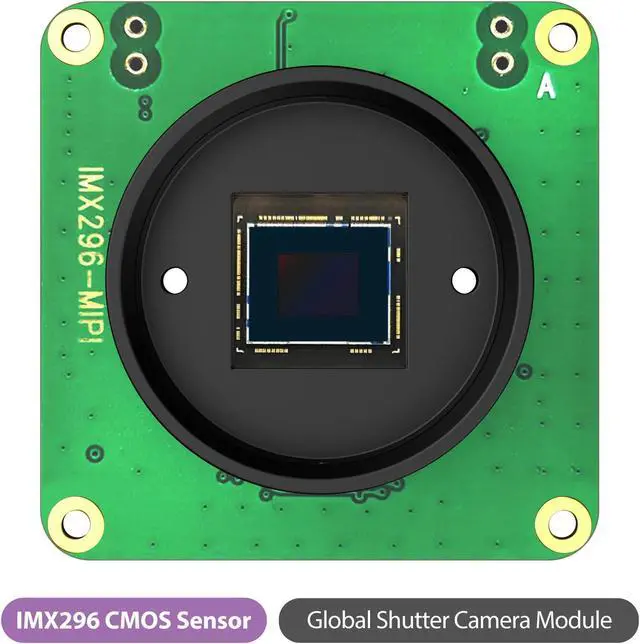 Alt view image 3 of 5 - InnoMaker GS Camera Module with IMX296 Color Sensor Support Global Shutter External Trigger 1.58MPixel up to 60fps 1456x1088 Pixels Compatible with Raspberry pi Global Shutter Camera