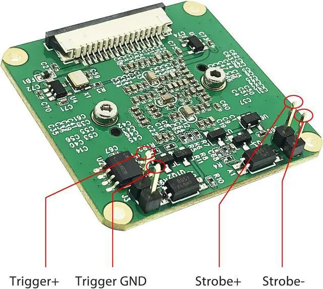 Alt view image 5 of 5 - InnoMaker GS Camera Module with IMX296 Color Sensor Support Global Shutter External Trigger 1.58MPixel up to 60fps 1456x1088 Pixels Compatible with Raspberry pi Global Shutter Camera