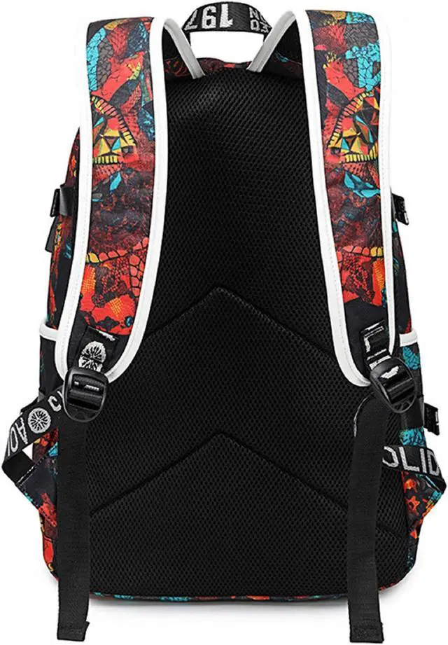 Alt view image 3 of 5 - ISaikoy Game Plants vs. Zombies Backpack Shoulder Bag Bookbag School Bag Daypack Satchel Laptop Bag Color Red21