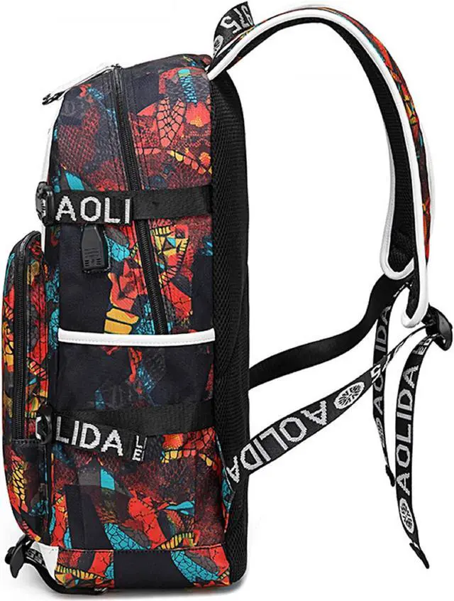 Alt view image 2 of 5 - ISaikoy Game Plants vs. Zombies Backpack Shoulder Bag Bookbag School Bag Daypack Satchel Laptop Bag Color Red21