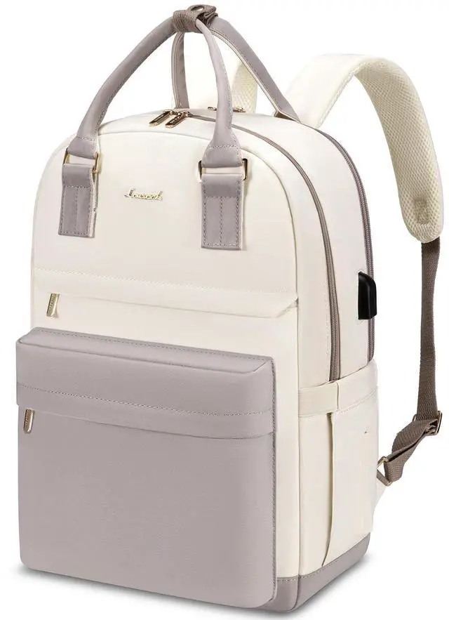 Main image of LOVEVOOK Laptop Backpack for Women 15.6 Inch Laptop Bag with USB Port, Fashion Waterproof Backpacks Teacher Nurse Stylish Travel Bags Vintage Daypacks for College Work