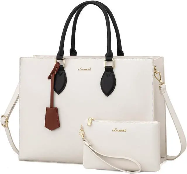 Main image of LOVEVOOK Laptop Bag for Women - 15.6 Inch Work Tote Briefcase Business Office Bag