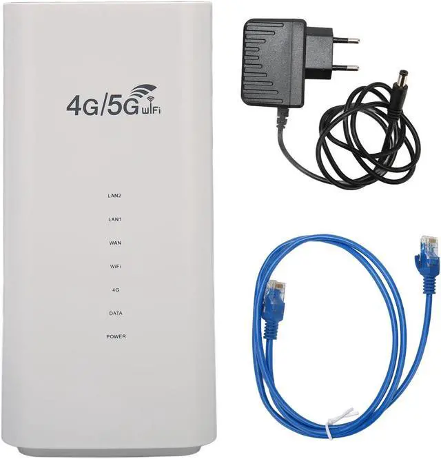 Alt view image 5 of 5 - Unlocked 4G LTE Modem Router with SIM Card Slot, 4 Antenna & Up to 32 Users for Travel, Road Trips & Camping (US Plug)