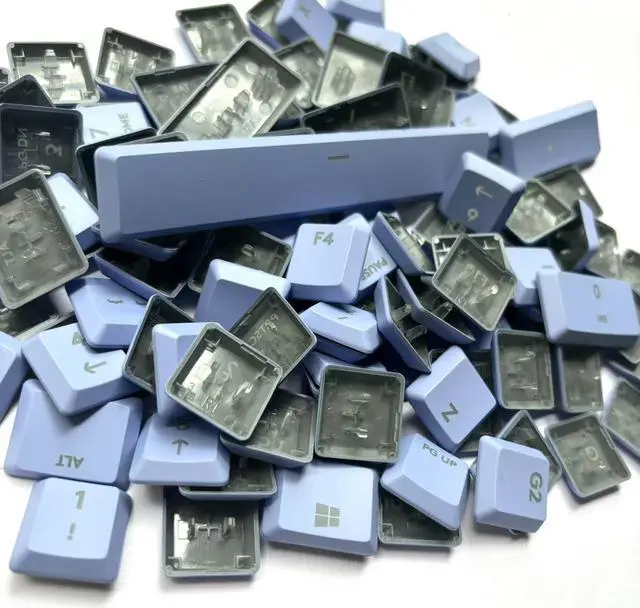 Main image of LZYDD Backlit KeyCap for Logitech G915TKL G915 G913 G815 G813 Keyboard keycaps, 111 Full Keys. Replacement Keycaps DIY Colored Keycaps (Violet)
