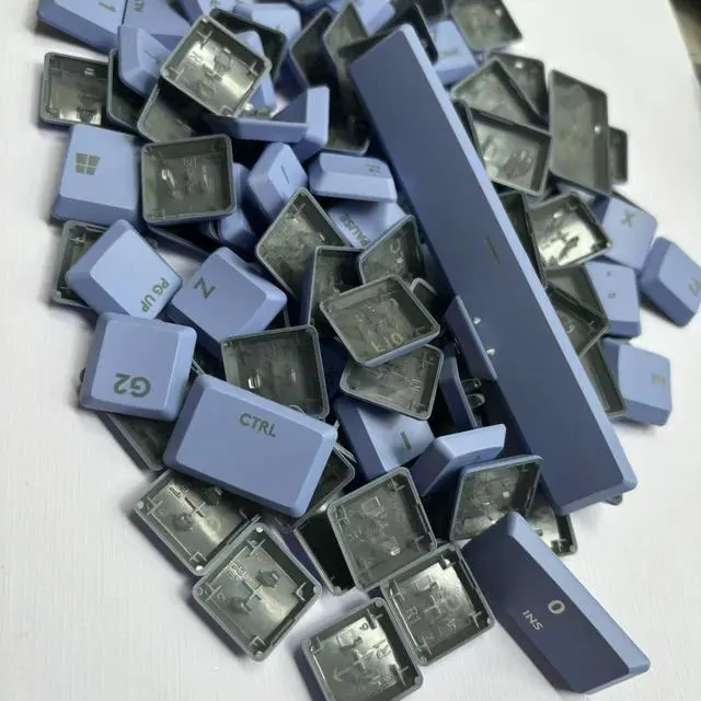 Alt view image 4 of 4 - LZYDD Backlit KeyCap for Logitech G915TKL G915 G913 G815 G813 Keyboard keycaps, 111 Full Keys. Replacement Keycaps DIY Colored Keycaps (Violet)