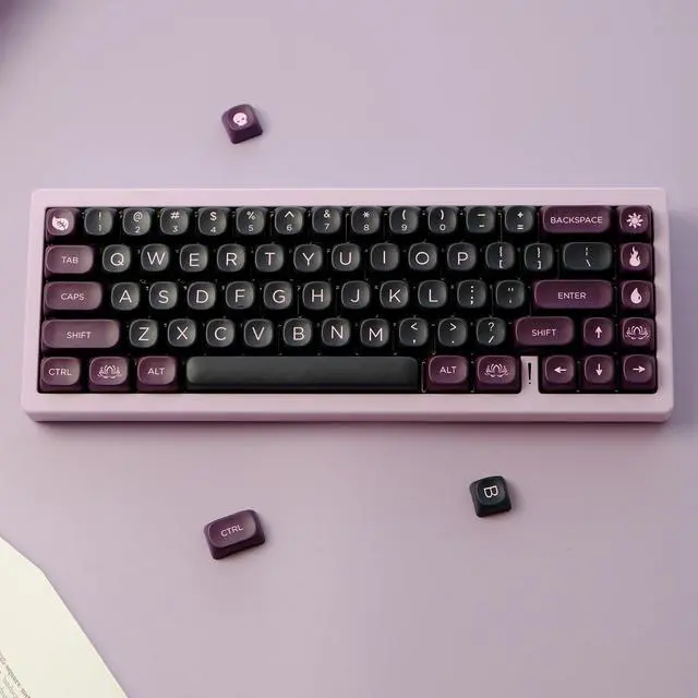 ♡M♡ Amazon.com: ZXMICYFA PBT Keycaps, 126 Keys Customized Cute