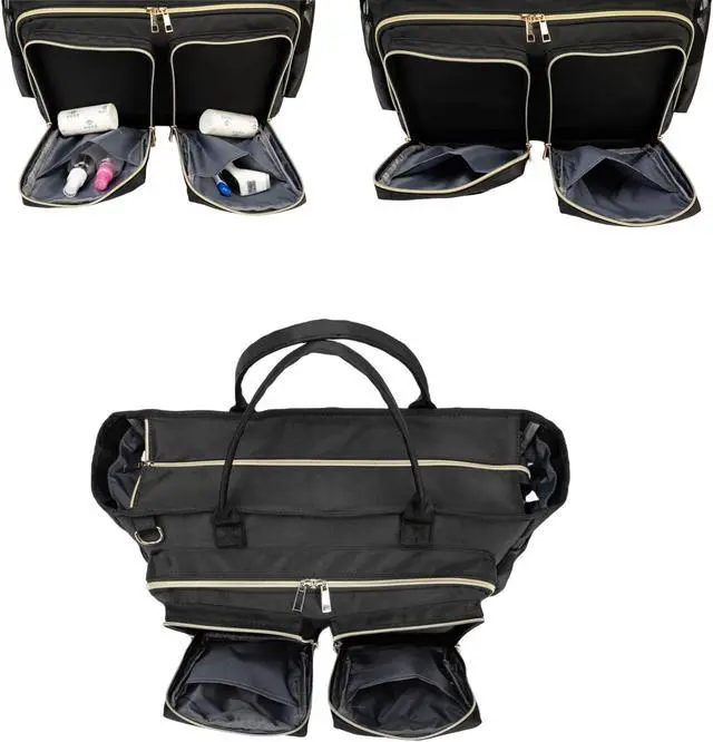 Alt view image 4 of 5 - Rabjen Nurse Utility Tote Bag, Laptop Travel Bag for Work Home Care Nurse for adults