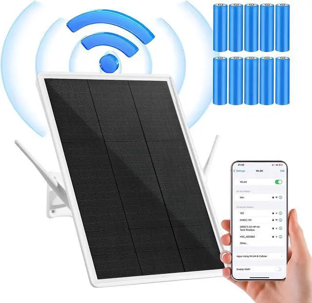 Main image of SECUEYE Solar 4G LTE Modem Router 2.4Ghz WiFi Hotspot Access Point VSIM & SIM Card-Slot Built-in 26000mAh Battery IP66 Waterproof Outdoor for Trail Camera Security Camera