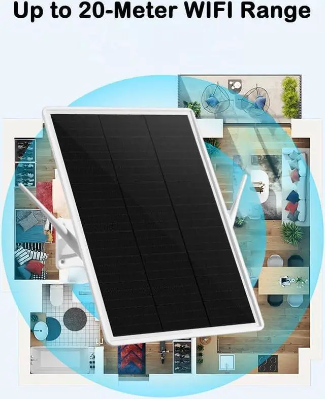 Alt view image 3 of 5 - SECUEYE Solar 4G LTE Modem Router 2.4Ghz WiFi Hotspot Access Point VSIM & SIM Card-Slot Built-in 26000mAh Battery IP66 Waterproof Outdoor for Trail Camera Security Camera