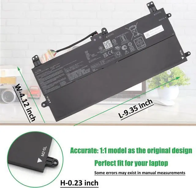 Alt view image 5 of 5 - RHKRKQN C41N2102 Laptop Battery Replacement for Asus ROG Flow Z13 GZ301 Z13 GZ301VF GZ301VI GZ301VU GZ301VV GZ301ZA NR2201 NR2201ZA GZ301ZE-Z13.I93050T Series C41N2102-1 0B200-04100000 15.52V 56Wh