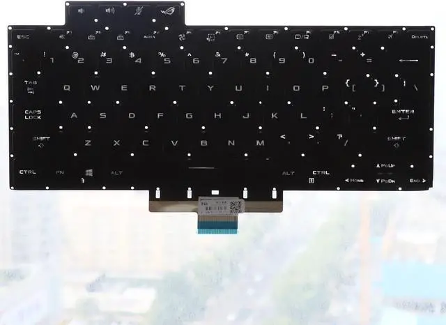 Alt view image 3 of 5 - Laptop Keyboard with Backlight Replacement for ASUS ROG G15 G16 GA503 GA503Q Zephyrus M15 M16 GU603 GU603H GU603Z US Layout Black Backlit Keyboard