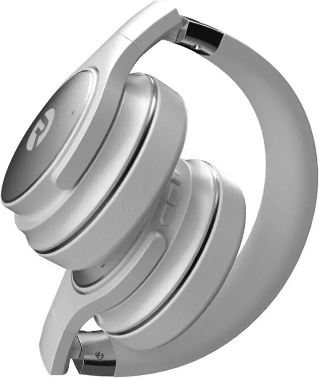 Alt view image 3 of 5 - Raycon Everyday Wireless Bluetooth Over Ear Headphones, with Active Noise Cancelling, Awareness Mode and Built in Microphone, IPX 4 Water Resistance, 38 Hours of Battery Life (Frost White)